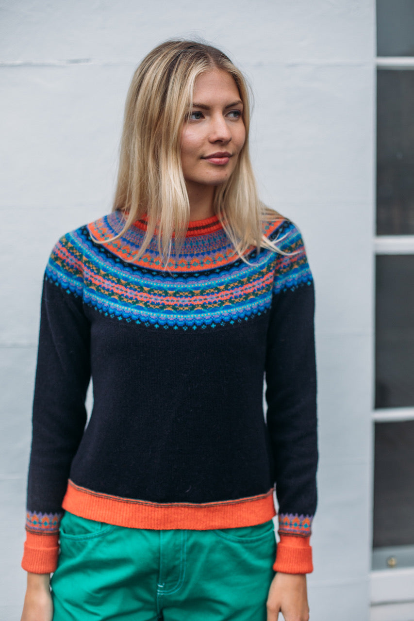ALPINE Merino Short Sweater in Enchanted